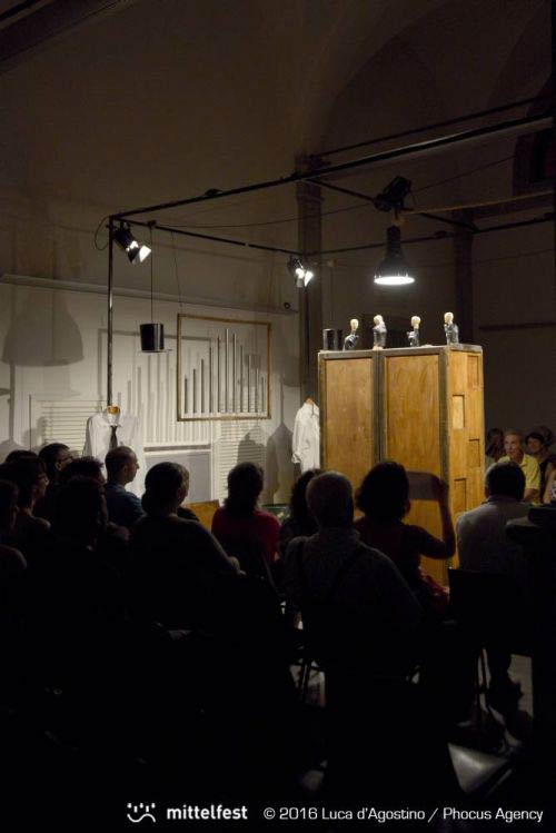 Un scena de 'Il Processo ovvero la dolente storia di Josef K.'