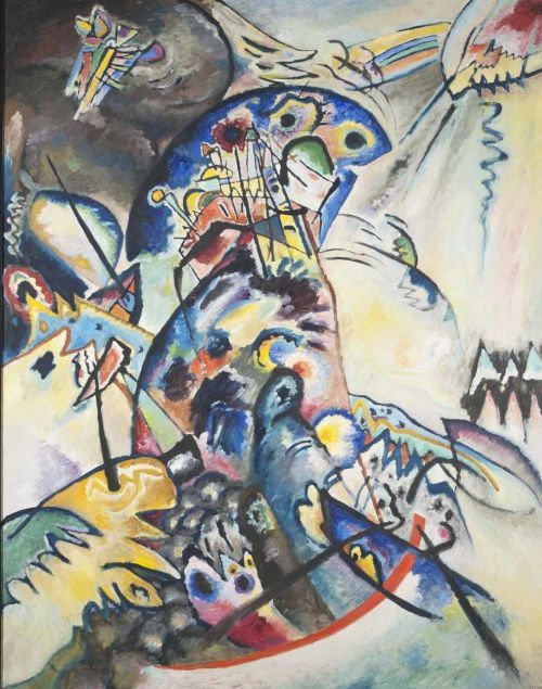 Kandinsky blue crest 1917