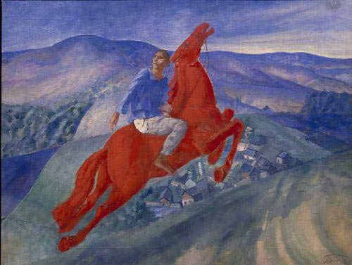KuzmaPetrov-Vodkin, Fantasy, 1925 Oil on canvas, 50 x 64.5 cm State Russian Museum, St. Petersburg