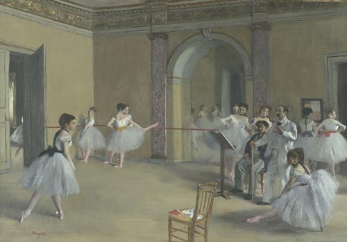 4 edgar degas il foyer della danza al teatro dell opera 1872