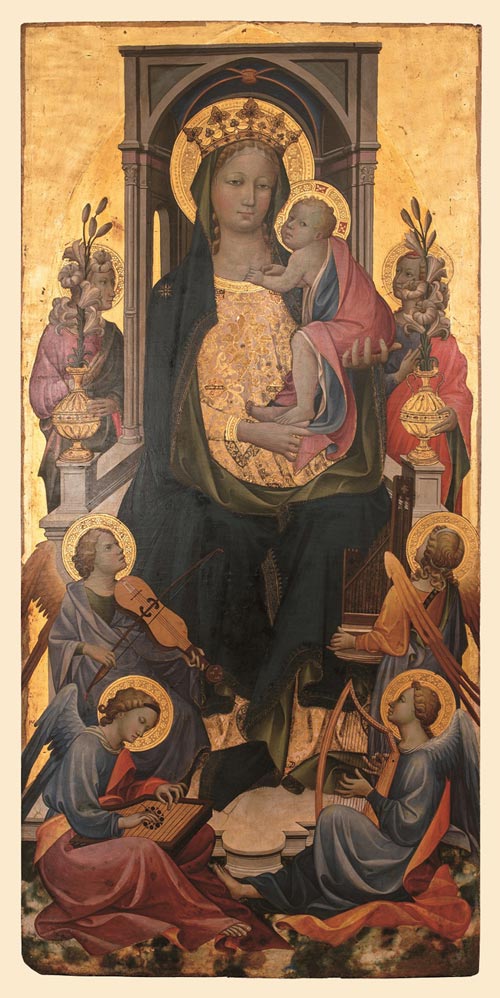 3 gherardo starnina madonna col bambino tra angeli