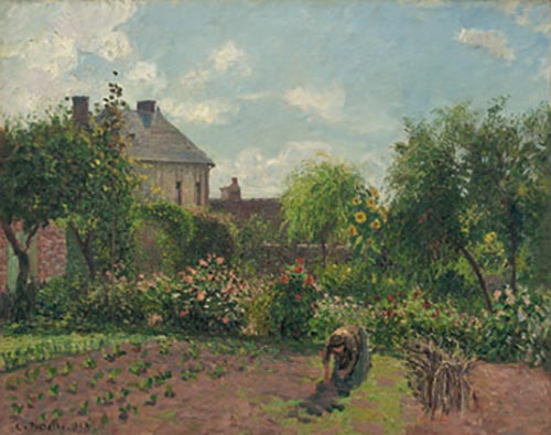 5 camille pissarro il giardino d eragny 1898