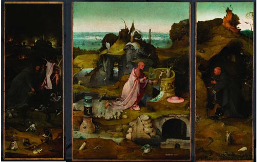 5 jheronimus bosch trittico dei santi eremiti 1495-1505 circa