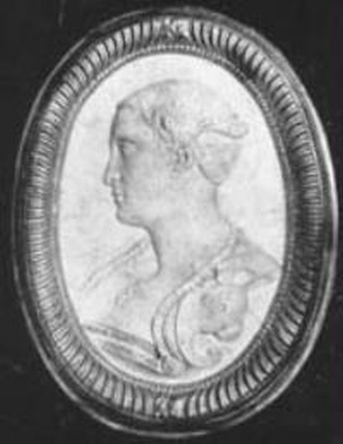 Cammeo con ritratto di Francesca Caccini (Firenze, 18 settembre 1587 – Lucca o Firenze, 1640)