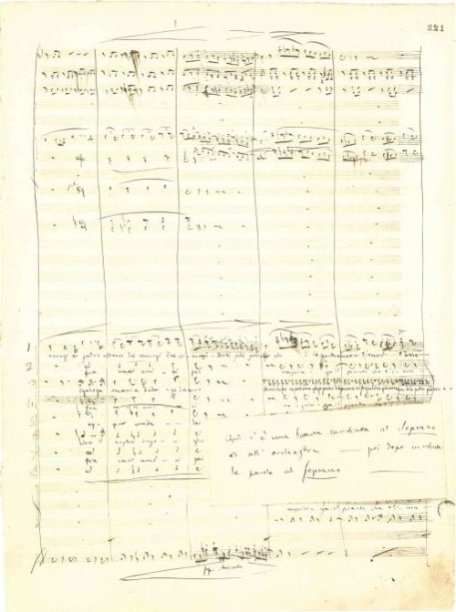 Dall abbozzo di traviata tavola 6 copyright istituto nazionale studi verdiani