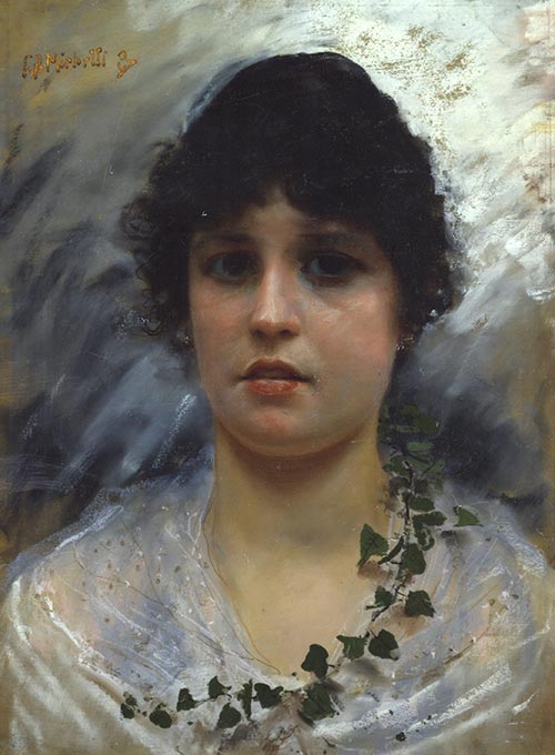 07 francesco paolo michetti ritratto di vica sorge delfico tecnica mista 1887