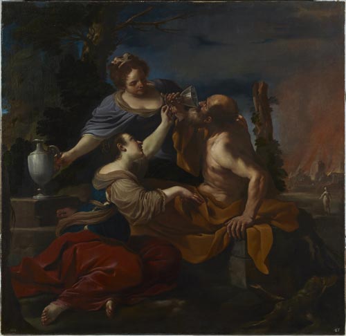 3 guercino giovanni francesco barbieri detto il lot e le figlie 1617