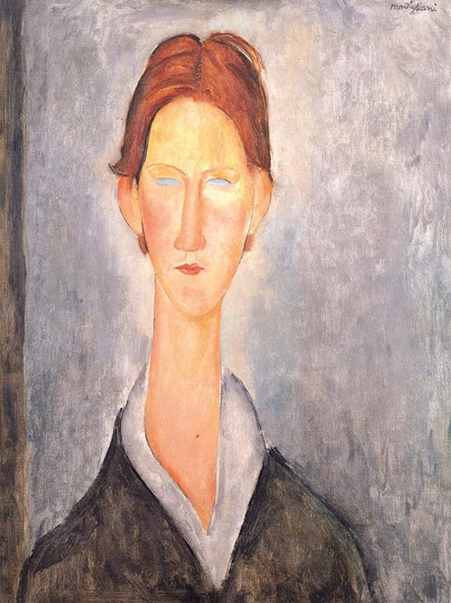 4 amedeo modigliani giovane con i capelli rossi o lo studente 1919