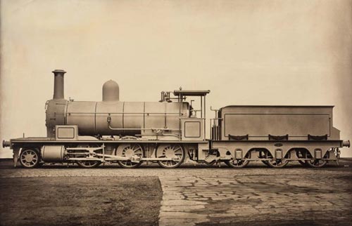 6 james mudd locomotiva a vapore 1880circa
