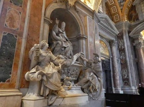 Bernini monumento funebre di urbano viii