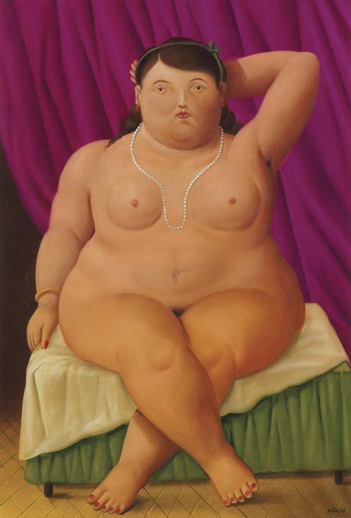 Botero 4 donna-seduta