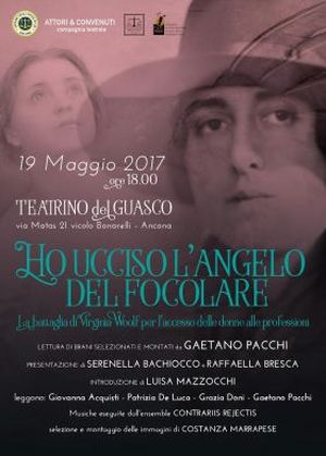 Ho ucciso l'angelo del focolare. La battaglia di Virginia Woolf  (locandina)
