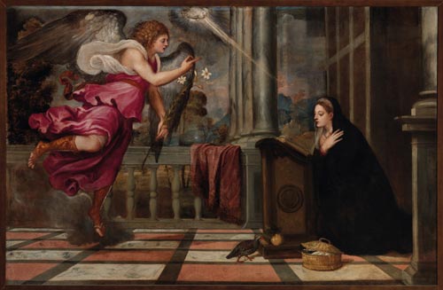2 tiziano vecellio annunciazione -1535 circa