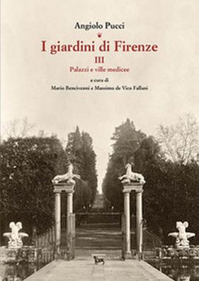 Angiolo Pucci I giardini di Firenze. Copertina del terzo volume