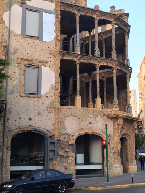 4 beirut vecchia costruzione liberty destinata ad ospitare il museo della memoria