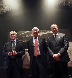 Il Sovrintendente Walter Vergnano con il Direttore artistico Fournier-Facio e il Direttore musicale Gianandrea Noseda