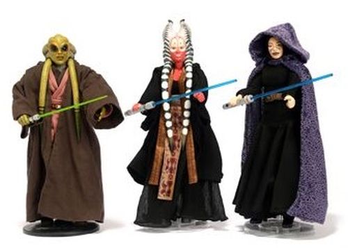 Kit Fisto Sideshow, 2006 Shaak Ti, 2005 Barriss Offee, 12” Doll, 2005