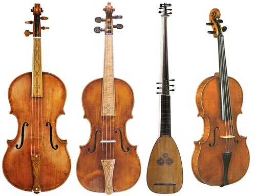 2 viola tenore-violino carlo ix-chitarrone xvi-xvii secolo-viola contralto stauffer