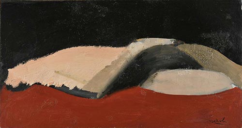 4 carlo-mattioli-nudo-coricato,-1970,-olio-su-tavola-28x52,5