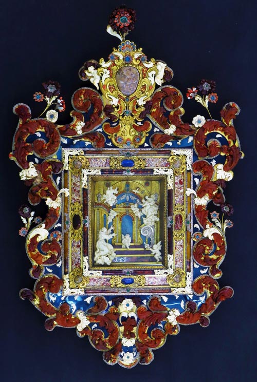 6 maestranze siciliane capezzale con la visione di s antonio da padova inizi sec xviii