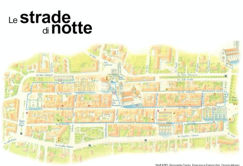 Le strade di notte itinerario camaiore