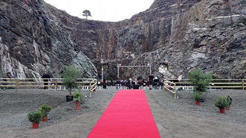 Miniera del Ginevro, Isola d'Elba (veduta diurna durante il Magnetic Festival)