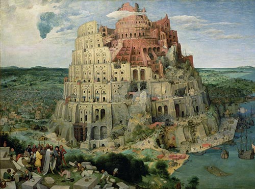 5 pieter brueghel il vecchio torre di babele 1563