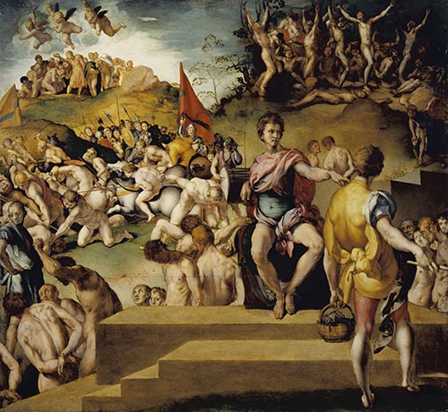 6 jacopo pontormo martirio dei diecimila martiri 1529-1530