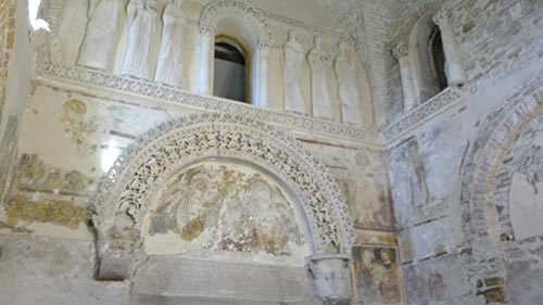 Uno scatto all interno del 'Tempietto longobardo'