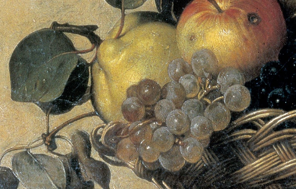 Caravaggio Natura Morta Con Frutta